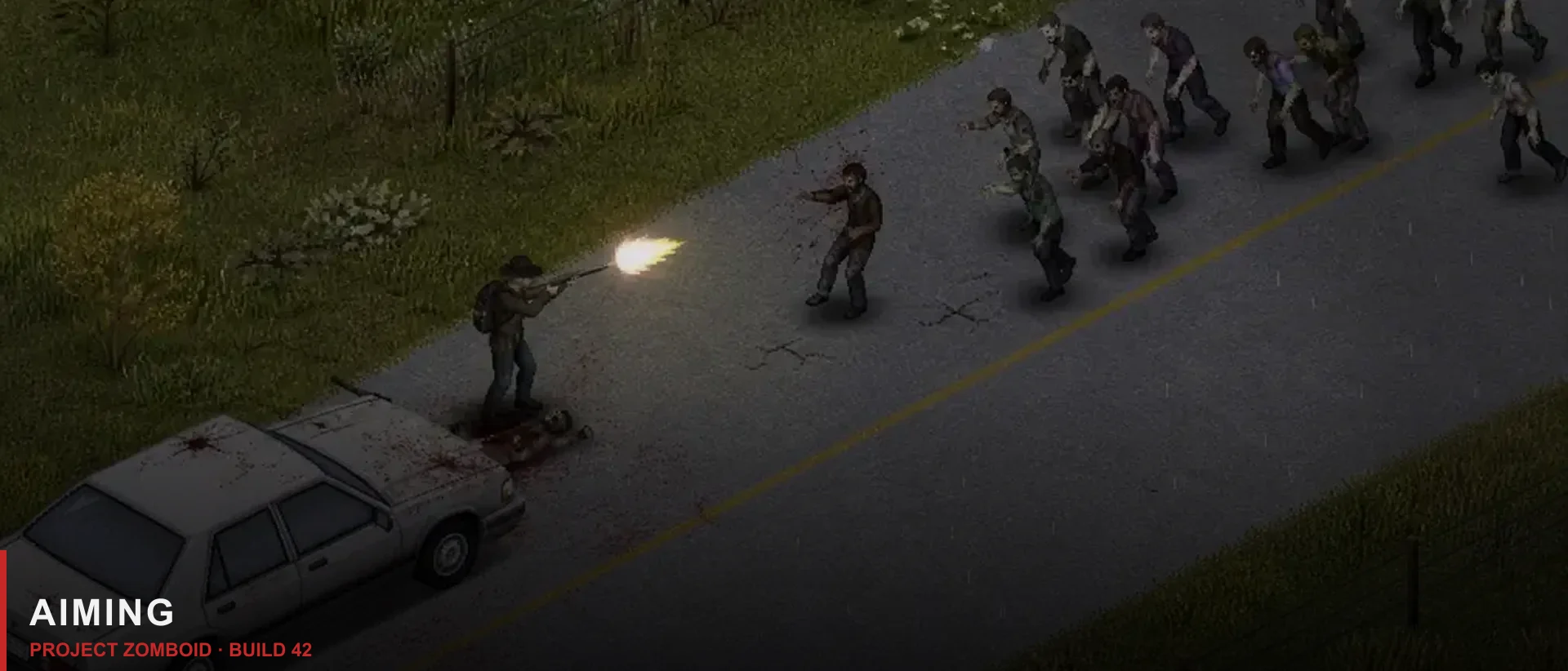 Прокачка прицеливания (Aiming) из дробовика в Project Zomboid Build 42